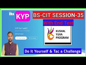 KYP BS CIT SESSION 35 DO IT YOURSELF AND TAke A CHALLENGE | BS CIT SESSION 35 | TAKE A CHALLENGE