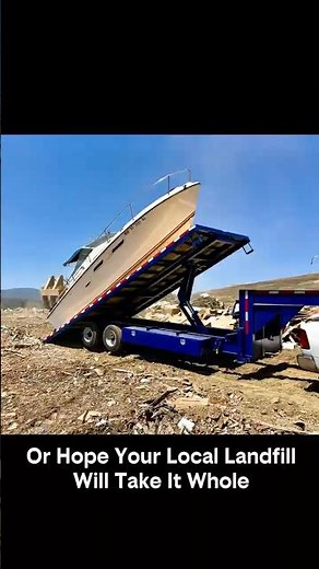 Fiberglass Boat Disposal. How To Dispose Of A Fiberglass Boat Hull Properly By Boat Removers.