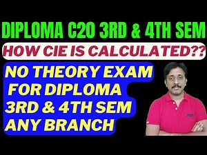 Diploma C20 Syllabus 3rd 4th SEM CIE Pattern |CIE Calculation |Continuous Internal Evaluation
