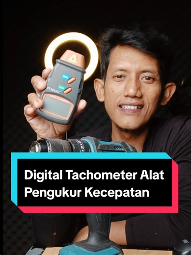 Cek putaran mesin jadi lebih akurat & real-time! -Menampilkan RPM digital jelas -Cocok untuk bor listrik, dinamo, mesin DIY -Tes langsung pakai bor – hasil langsung terbaca -Presisi tinggi, respon cepat -Wajib punya buat teknisi & hobiis Jangan nebak RPM! Pakai tachometer digital biar aman, presisi, dan profesional. #tachometer