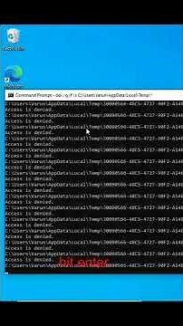 How To Delete Junk file using command prompt #shortsTech