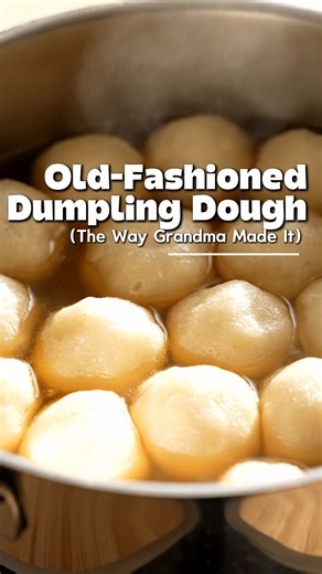 🥟🥘✨ Old-Fashioned Dumpling Dough (The Way Grandma Made It) This is the real, old-fashioned dumpling dough — soft, tender, and pillowy, made with simple pantry ingredients and no shortcuts. Perfect for chicken and dumplings, stew, or soup — exactly the way grandma used to make it on cold days. Simple • Soft • Timeless 😍🔥 ⏱️ Recipe Details Prep Time: 10 minutes Cook Time: 15 minutes (in simmering broth) Total Time: 25 minutes Yields: 12–16 dumplings 🥣 Ingredients 2 cups all-purpose flour 1 tb