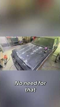 DIY Bondo Hood Repair: Cheap Cutlass Bodywork Hack #shorts