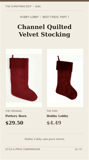 Absolutely the BEST Pottery Barn Looks for Less for Christmas 2026 all from @hobbylobby #foryou