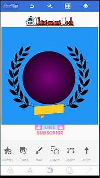 🌠How to Make Logo Pixel lab | #logo | #pixellab | Chintamani tech