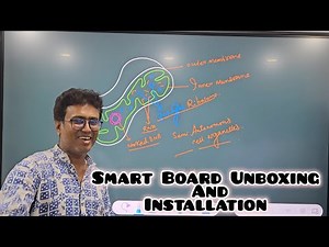 Smart Board Unboxing & Installation||BenQ Digital Board||Helix Biolab