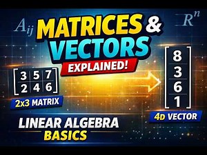 How to Understand Matrices & Vectors Fast