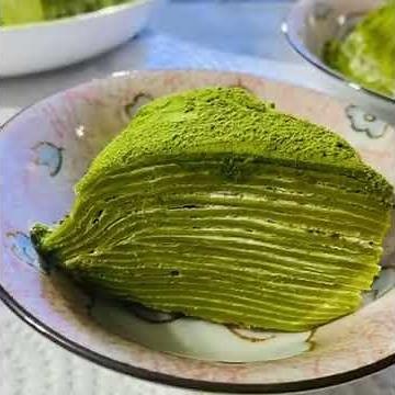 抹茶/綠茶千層蛋糕，簡單版