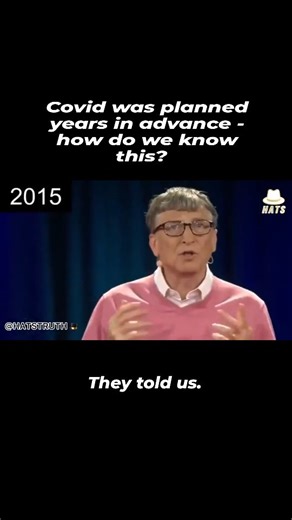 Alien Invasion on Instagram: "Covid was planned years in advance - how do we know this? They told us. #share #truth #knowledge #trend #media #health #world"