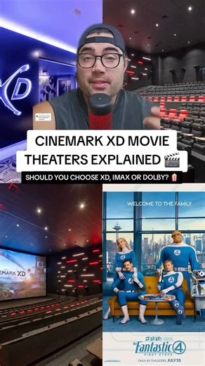 Modern Mythos | Everything you need to know about Cinemark XD movie theaters and how they compare to IMAX and Dolby Cinema theaters 🎬🍿 #imax #movies... | Instagram
