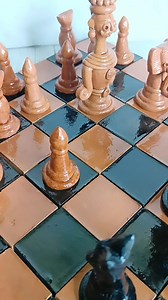 ⭐Terracotta Chess board ⭐ Our premium collection of Terracotta heritage craft.... For order please wp 9474304309. #art #HomeDecor #home #artwork #handmade #terracotta @topfans | AMAR MATI