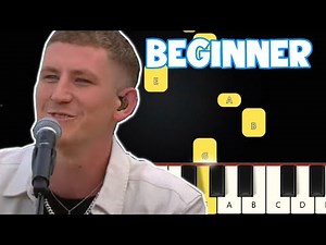 Wellerman - Nathan Evans | Beginner Piano Tutorial | Easy Piano