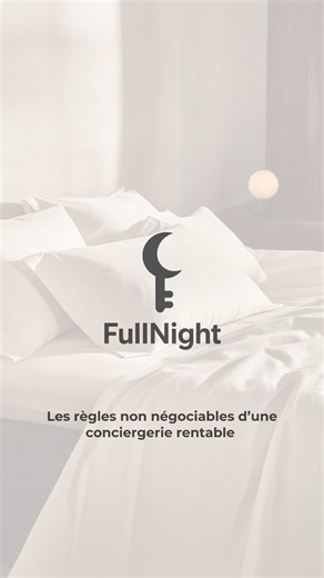 @fullnight_conciergerie on Instagram: "Ces règles font la différence entre business et burn-out 1. Tu choisis tes propriétaires autant qu’ils te choisissent. Un propriétaire anxieux, désorganisé ou méfiant = une relation chronophage et non rentable. 👉 Dire non protège ton temps et ta marge. 2. Chaque logement doit être rentable individuellement. Pas “ça compensera avec les autres”. 👉 Un mauvais logement plombe tout le système. 3. Tout doit fonctionner sans toi. Ménage. Check-in. Urgences. 👉 S
