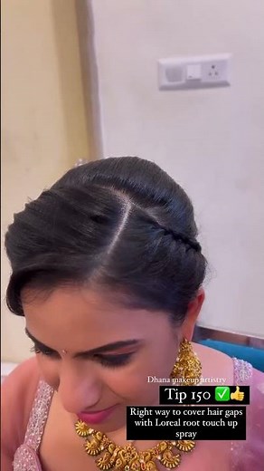 Hair gaps filling spray / root touch up spray using / how to use root touch up spray properly