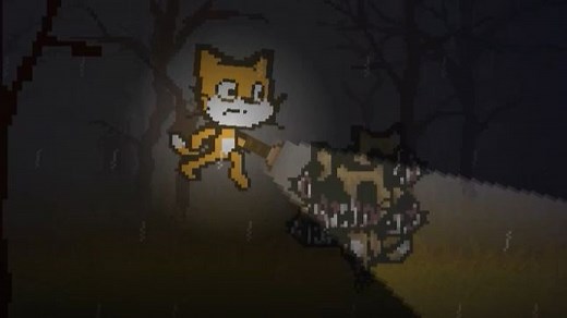 【惊吓 神金警告】我用scratch做的恐怖游戏！？