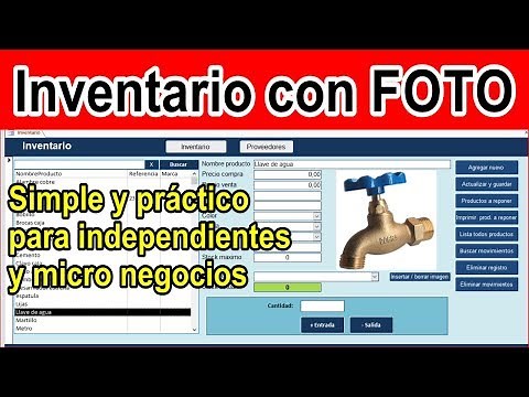 Inventario con foto controla ingresos, salidas y stock (A2.1)