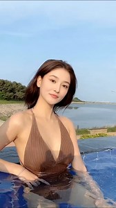Nancy momoland is looking very hot while taking bath in the swimming pool 🏊‍♀️ | Nancyjewel world