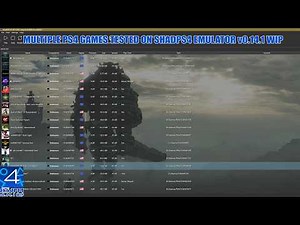 ShadPS4 (PS4 Emulator) ~ Multiple Games Tested On The Latest Version v0.14.1 WIP - 60FPS - FSR AA