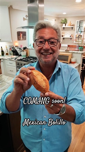 🥖 Coming Wednesday! Traditional Mexican Bolillos with a simple cold-fermentation method.