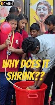 WHY Does THIS BALLOON SHRINK underwater?| Chitti