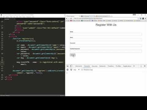 05 JavaScript Form Validation Form Project