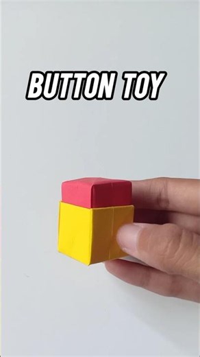 How to Make Mini Origami Button Toy - Easy Paper Origami Button Toy#origami #button#tutorial#shorts