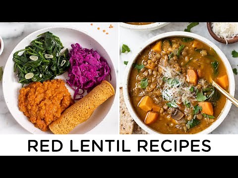 HOW TO COOK RED LENTILS ‣‣ 2 ways *vegan*