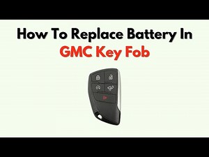 How To Replace Battery In GMC Key Fob – Open Case & Install CR2032