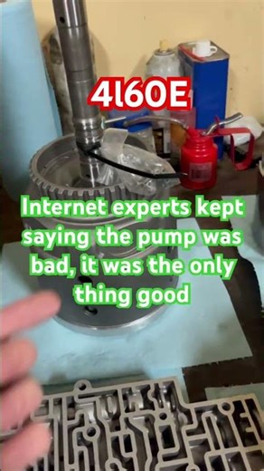 4l60e pump, valve body and forward input drum #chevy #automobile #transmission #4l60e #diy #mechanic