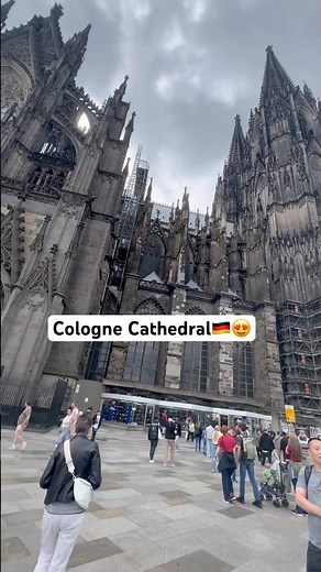 Cologne Cathedral 🇩🇪| A Breathtaking Architectural Wonder ⛪🔥 #shortvideo #germany #travel #4k