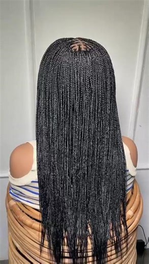 100% Glueless 2x6 closure braided wig. Would you rock this?