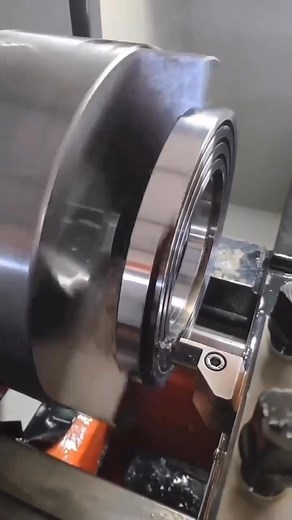 High-Speed Turning Demo #cncwork #lathework #turningmachine #machinetool #cncfactory #cncvideo #cncparts #metalcutting #highspeedturning #cnclathe | Lily Zhang