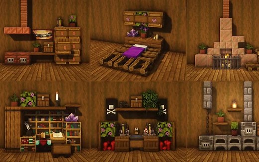 【Minecraft内饰教程】10 室内装饰指南!/建筑内饰 [搬运]