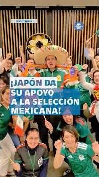 Embajada de Japón sorprende con mensaje de apoyo a México tras quedar eliminados #shorts