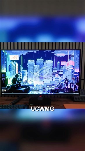 The most ANTICIPATED Glossy Monitor #asus #XG32UCWMG