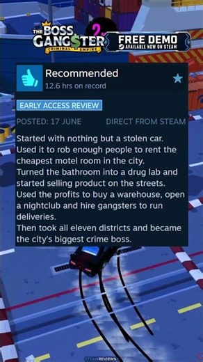 Best Steam Reviews: The Boss Gangster: Criminal Empire!