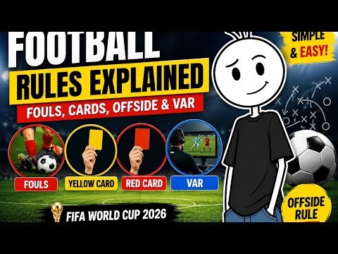 Football Rules Explained in 5 Minutes (Fouls, Cards & Offside!) ⚽