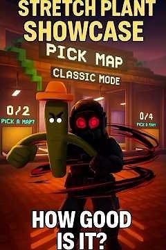 STRETCH PLANT SHOWCASE | HOW GOOD IS HE REALLY?? (Garden Tower Defense) #roblox #gardentowerdefense