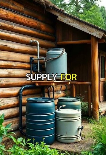 Off-Grid Cabin: Solar, Water, and Heat Setup.