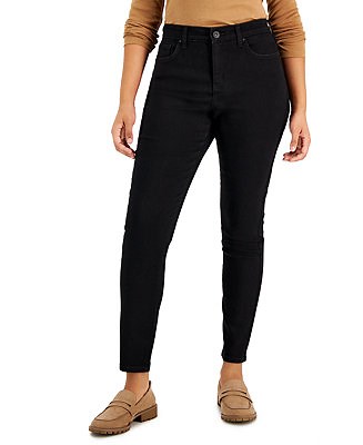 Style & Co Women's Curvy-Fit Mid-Rise Skinny Jeans, Regular, Short and Long Lengths, Created for Macy's - Macy's