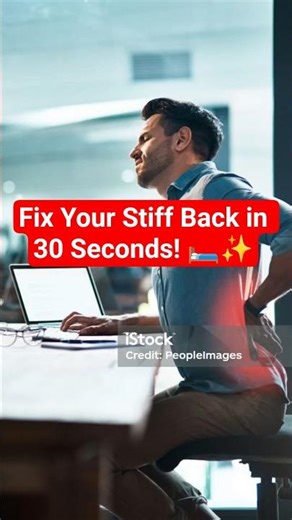 Relieve back tightness with 2 pillows – do this daily!