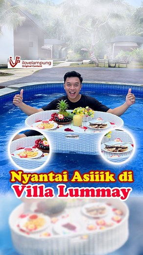 I LOVE LAMPUNG on Instagram: "Nyantai asik di @lummayvillaresort menikmati suasana pantai 🥰 Ada yang mau ikut minlove kesini? Original Content @ilovelampung Talent/Voice Over @medi_rizaldy Videografer @_sedikitaneh Editor @efhataufiq Graphic Designer @yusrilihza.a #lampung #ilovelampung #lummayvillaresort"