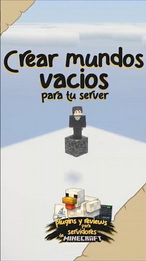 CREA MUNDOS VACIOS EN TU SERVER DE MINECRAFT 🔥 #minecraft #minecraftshorts #serverminecraft #spigot