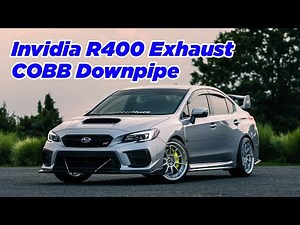 2020 Subaru WRX STI Invidia R400 Exhaust & COBB Downpipe | EJ257 Sound