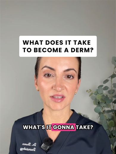 Thinking about becoming a dermatologist? 👀 🩺 Here’s what the journey really looks like from years of training to life in practice. Could you picture yourself putting in the years it takes to get here? #LifeAsADerm #BoardCertifiedDerm #Dermatology #MedicalCareer #ResidencyLife
