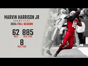 Marvin Harrison Jr 2024 Highlights | Every Target and Catch