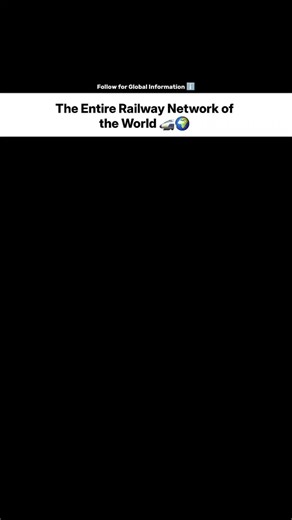 Succesz Spheres on Instagram: "🚆 World Railway Network Map 🌍 Ever wondered where trains are most used in the world? This map shows it all! 🗺️ Europe and the US are packed with dense rail lines, while parts of Africa and South America have fewer connections 🧭 🌐 Railways = Backbone of trade, travel & economy From Japan’s bullet trains 🚄 to India’s vast network 🇮🇳, rail transport keeps the world moving! 🌏 💬 Which country's rail system do you think is best? Tell us in the comments! 👇 ❤️ S