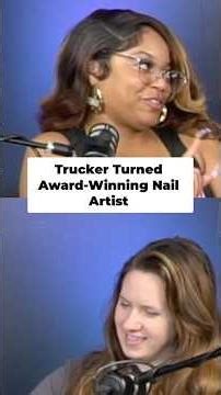 She Hauls for Cardi B… and Makes Nails 💅🏽🚛 #amazingknails #shorts