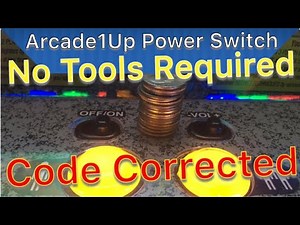 Use Arcade1Up Builtin Power Switch without Reversing the Hardware - Arcade1Up Mod Life