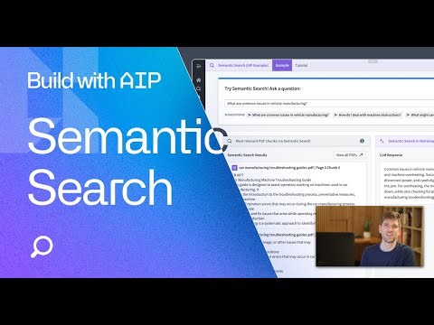 Build with AIP: Semantic Search